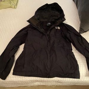 NORTHFACE LARGE DOUBLE LAYERED WATERPROOF JACKET!